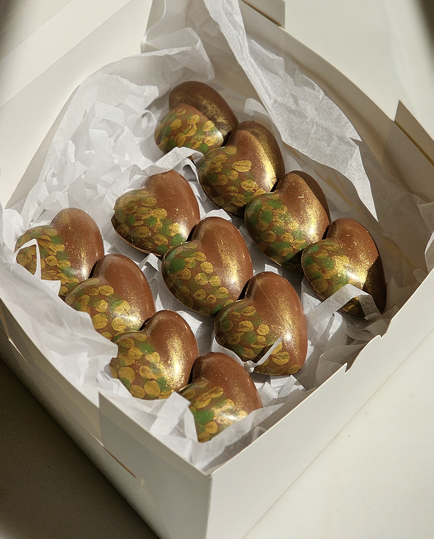 Hand-Painted Chocolate Heart